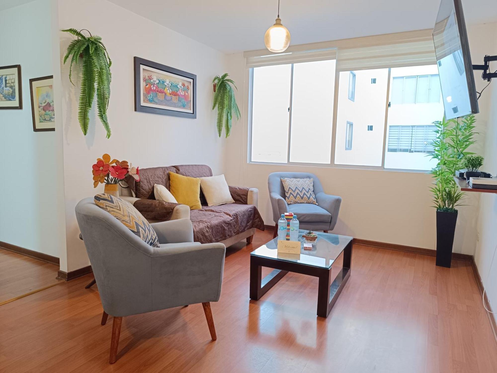 Runawasi - Jose Gonzales 3bdr, Near To Larcomar Apartamento Lima