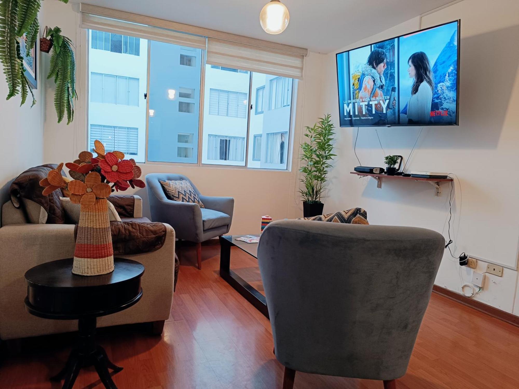Apartment Runawasi - Jose Gonzales 3bdr, Near To Larcomar Lima